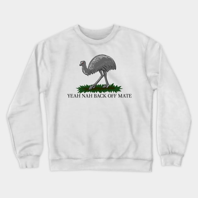 Aussie Gadsden Flag T-Shirt (Clean Language) Crewneck Sweatshirt by IndigoAvemour